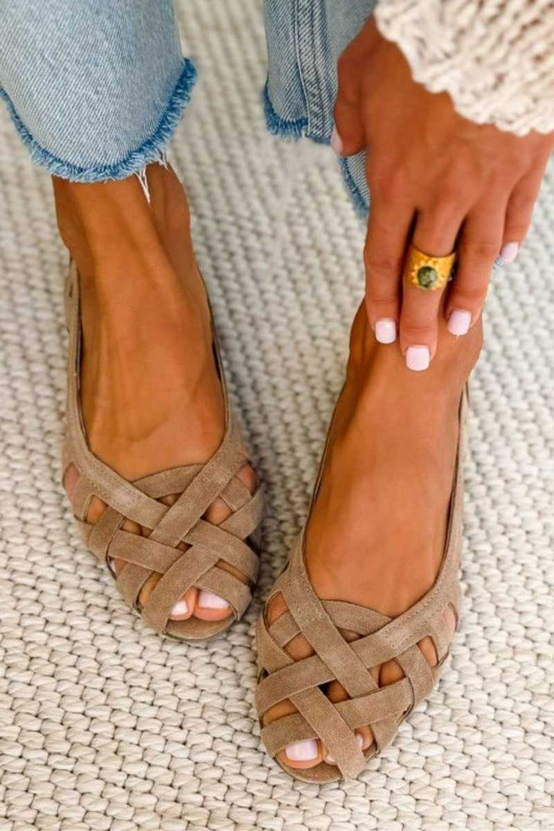 Lourdes | Sandalias trenzadas elegantes