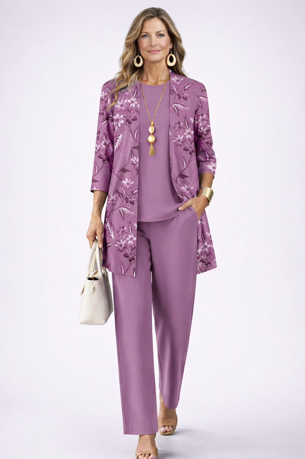 Paula | Conjunto de Tres Piezas Classic Elegance