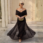 Carlota Vestido Maxi de Hombros Descubiertos