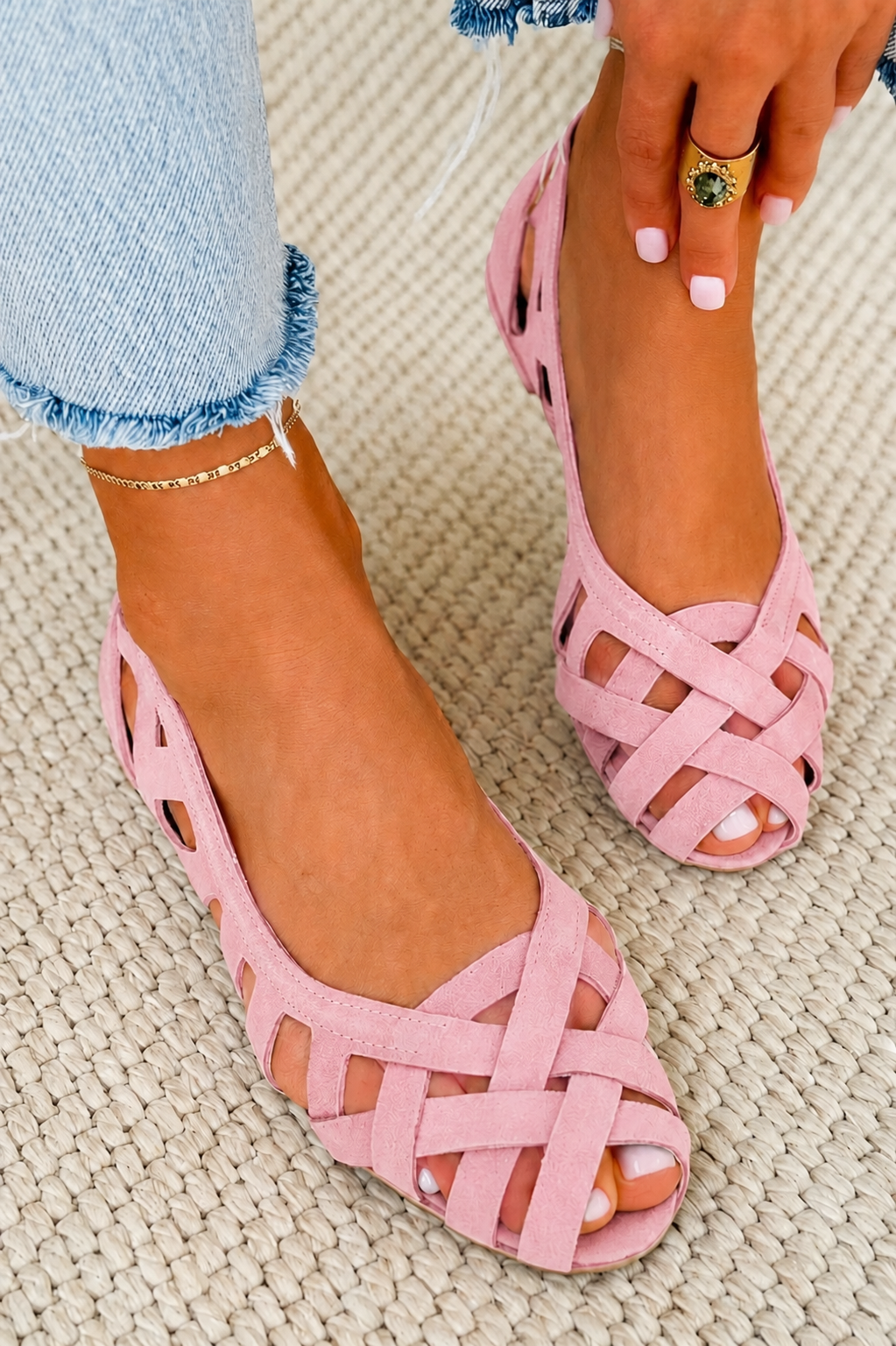 Lourdes | Sandalias trenzadas elegantes