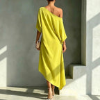 Luz Vestido elegante asimétrico