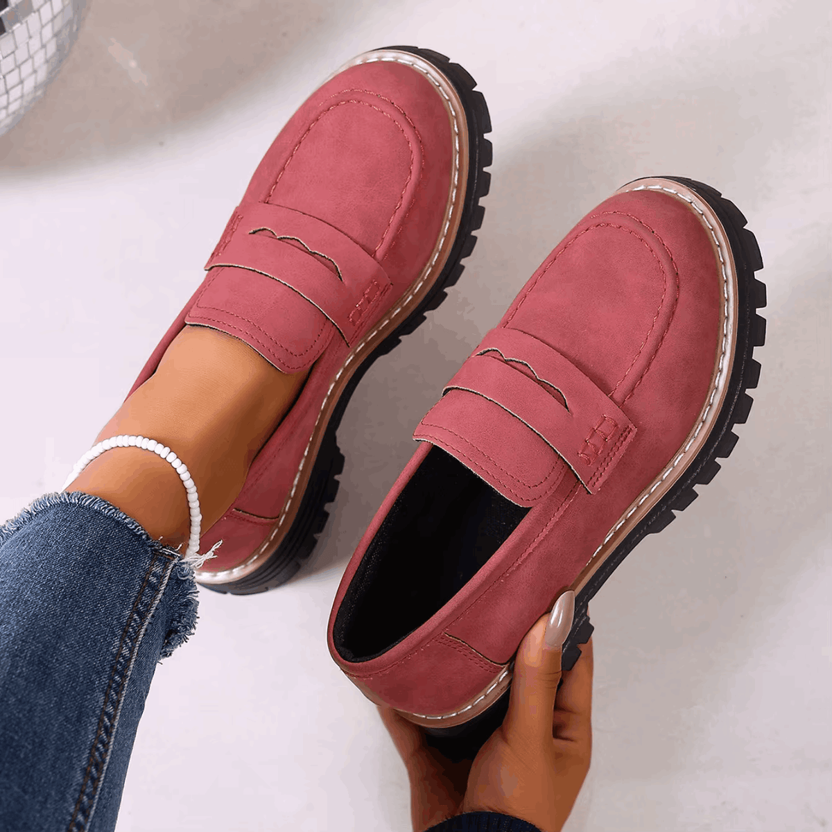Ximena | Mocasines con plataforma