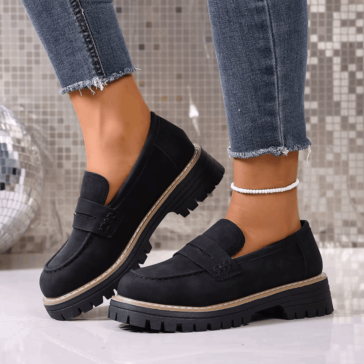 Ximena | Mocasines con plataforma