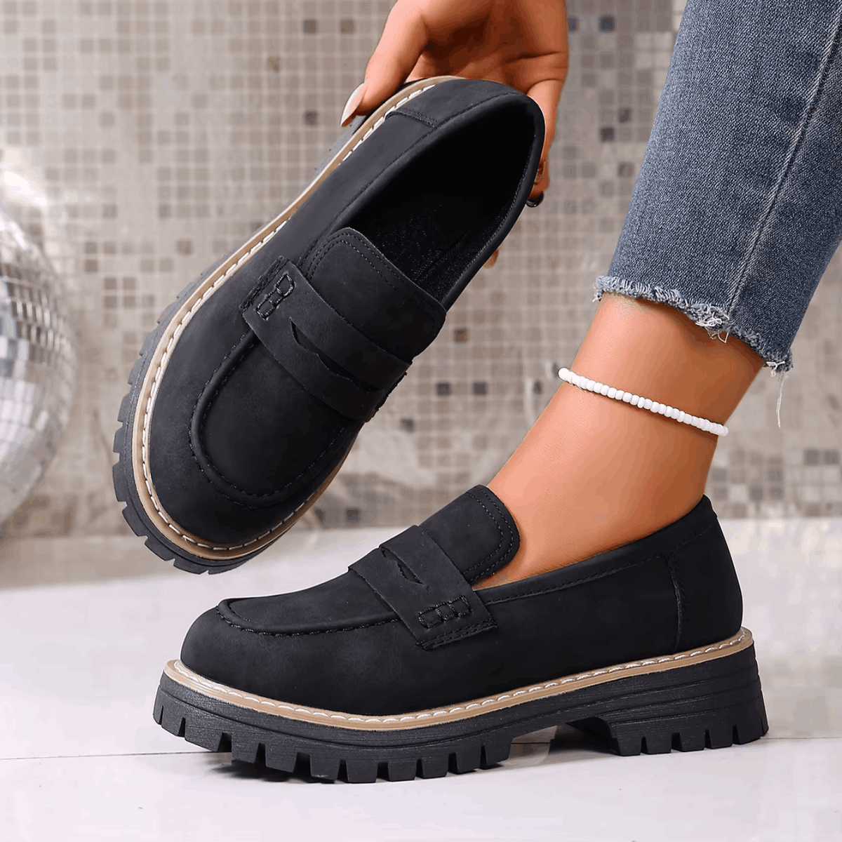 Ximena | Mocasines con plataforma