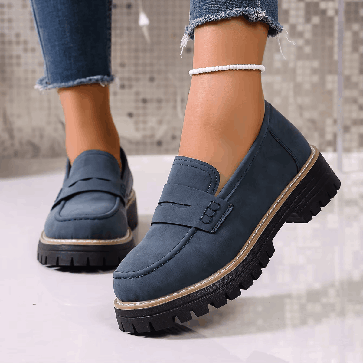 Ximena | Mocasines con plataforma