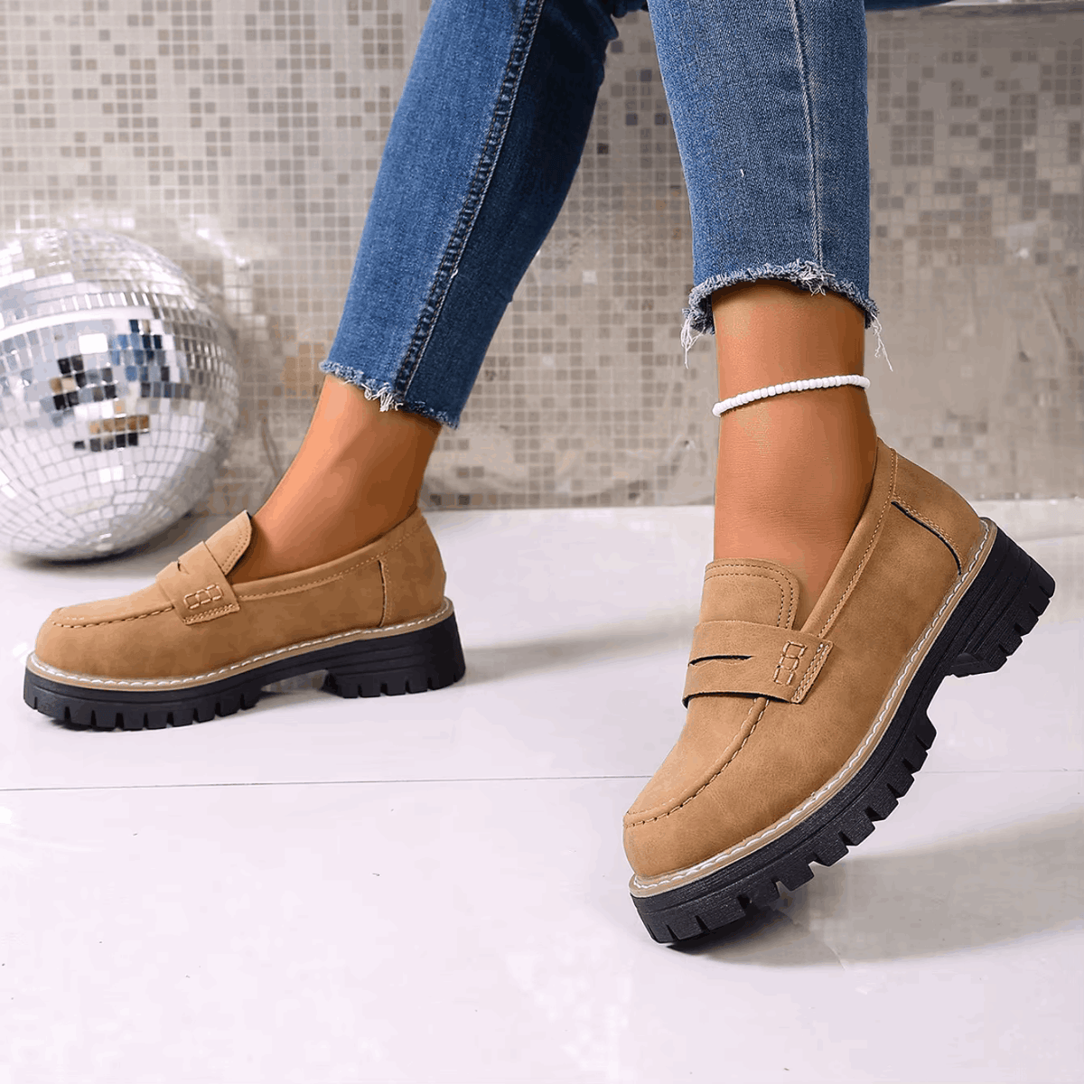 Ximena | Mocasines con plataforma