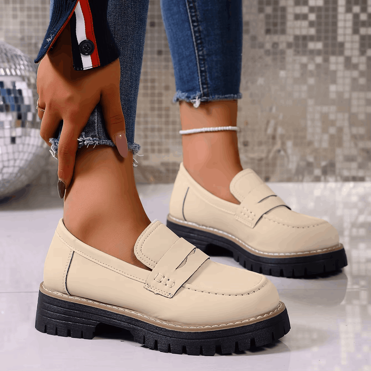 Ximena | Mocasines con plataforma