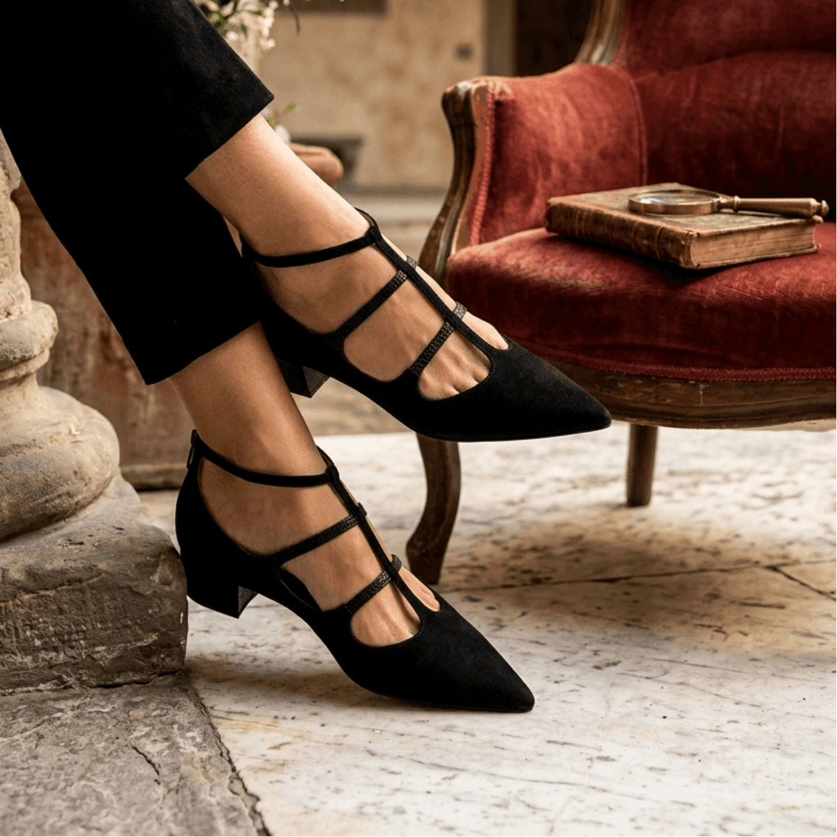 Miriam | Tacones elegantes con tiras