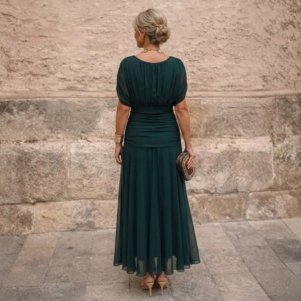 Carlota Vestido Maxi de Hombros Descubiertos
