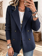 Carla | Blazer Elegante con Mangas de Punto