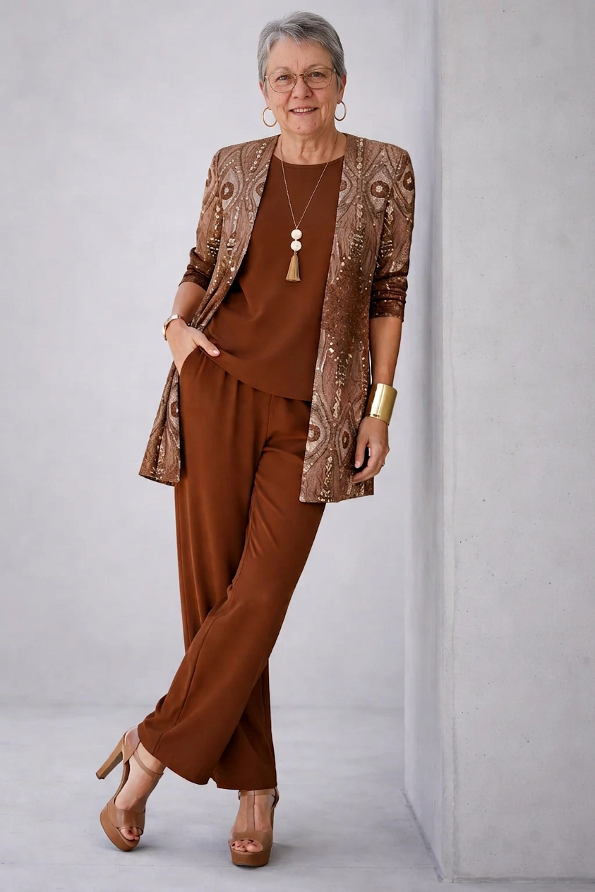 Leslie | Conjunto de Tres Piezas Classic Elegance