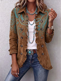 Ornella | Chaqueta con Volantes y Estampado de Cachemira