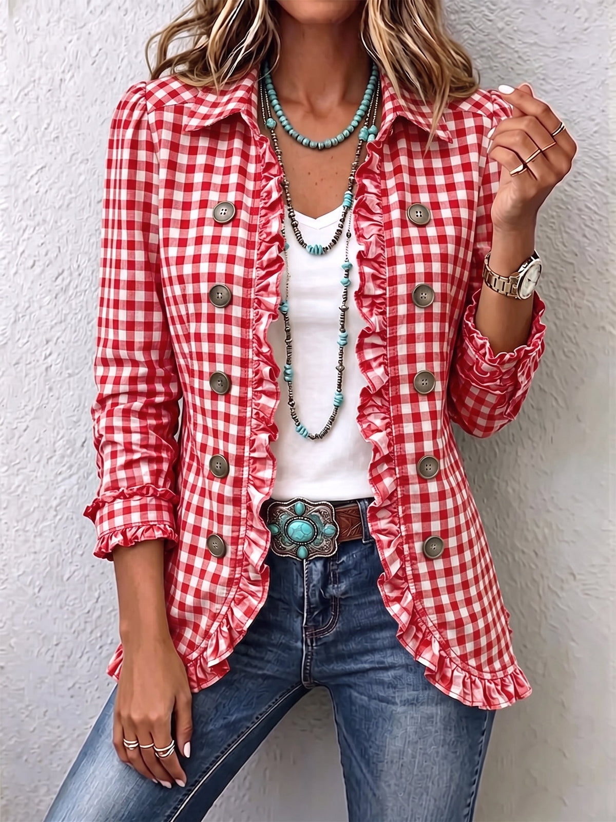 Carla | Chaqueta Blazer de Rayas