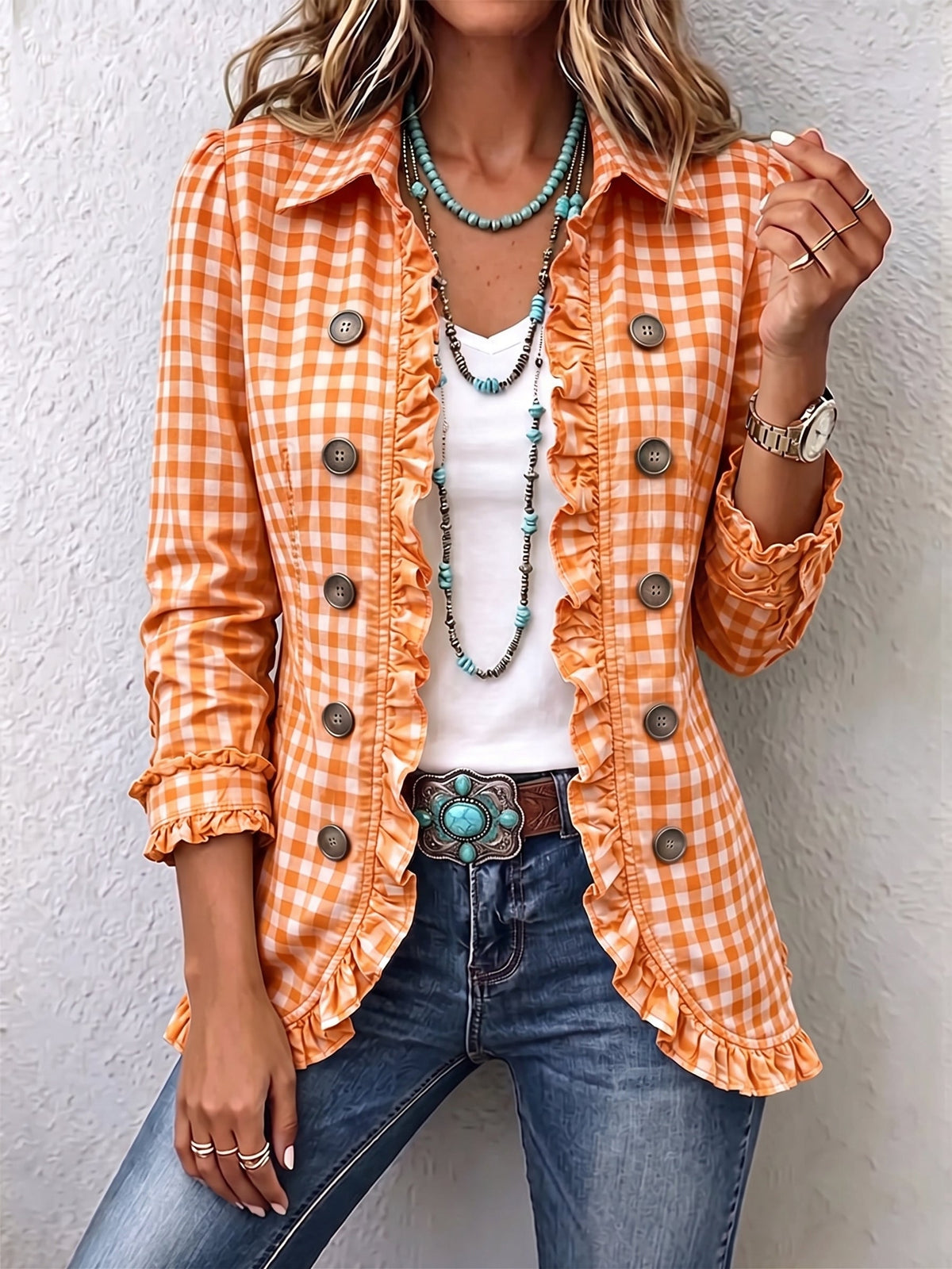 Carla | Chaqueta Blazer de Rayas