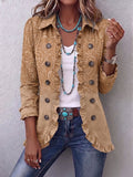 Cristiana | Chaqueta con Volantes y Estampado Western