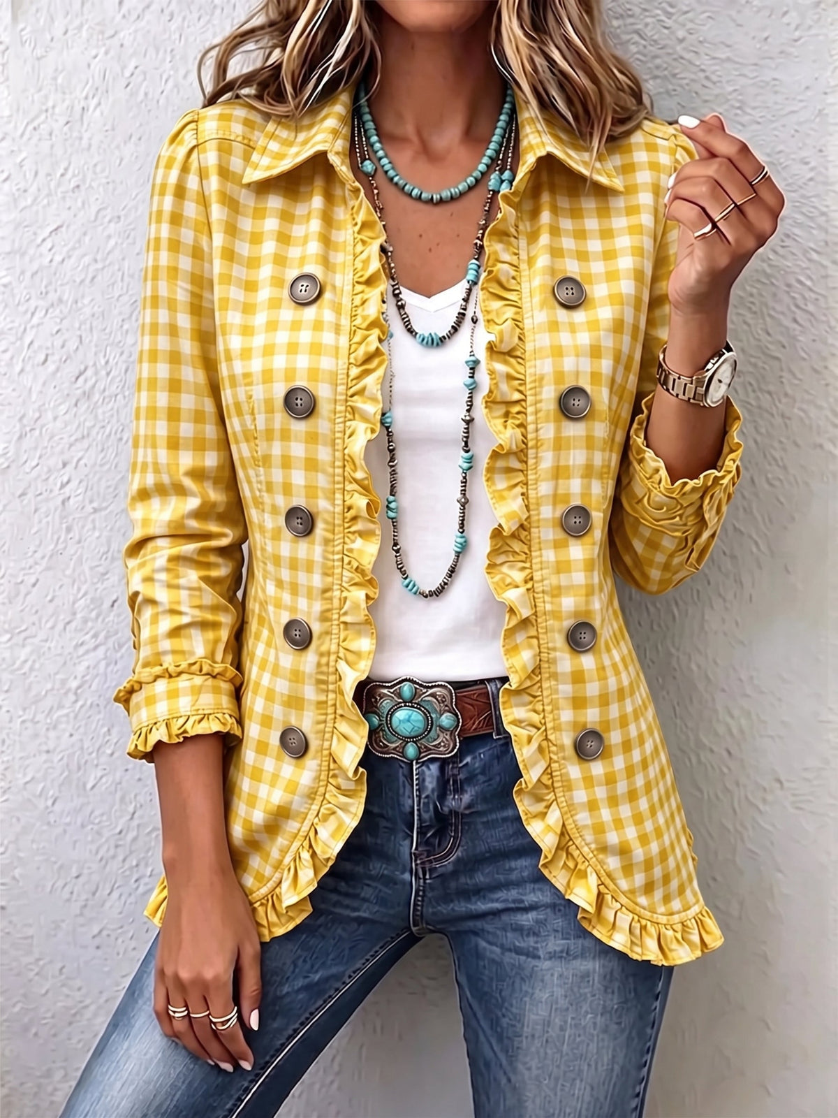 Carla | Chaqueta Blazer de Rayas