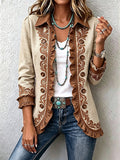 Donatella | Chaqueta Vintage Bohemia con Volantes Florales